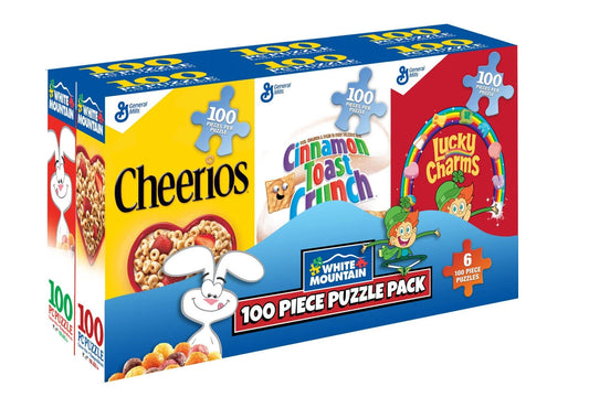 White Mountain Cereal Boxes Each 100 Pieces