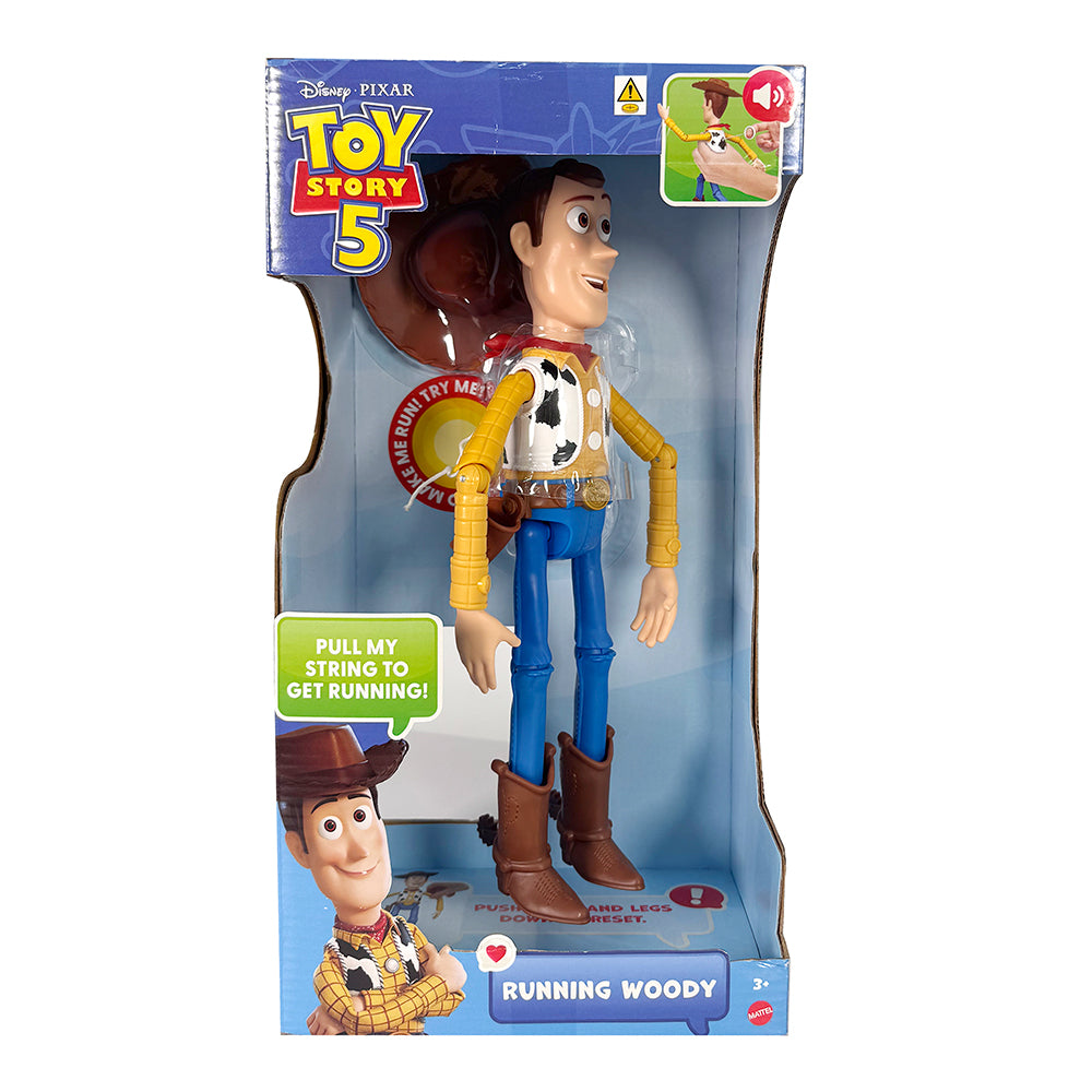 Toy Story 5 - 12" Running Woody - Bilingual Version