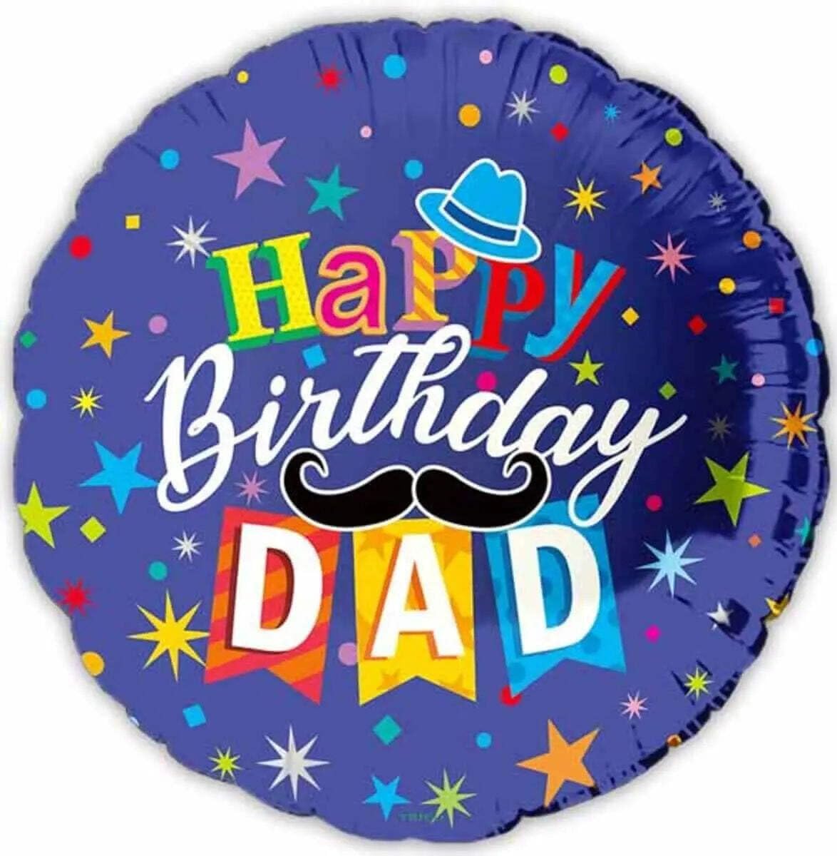 Happy birthday dad foil balloon