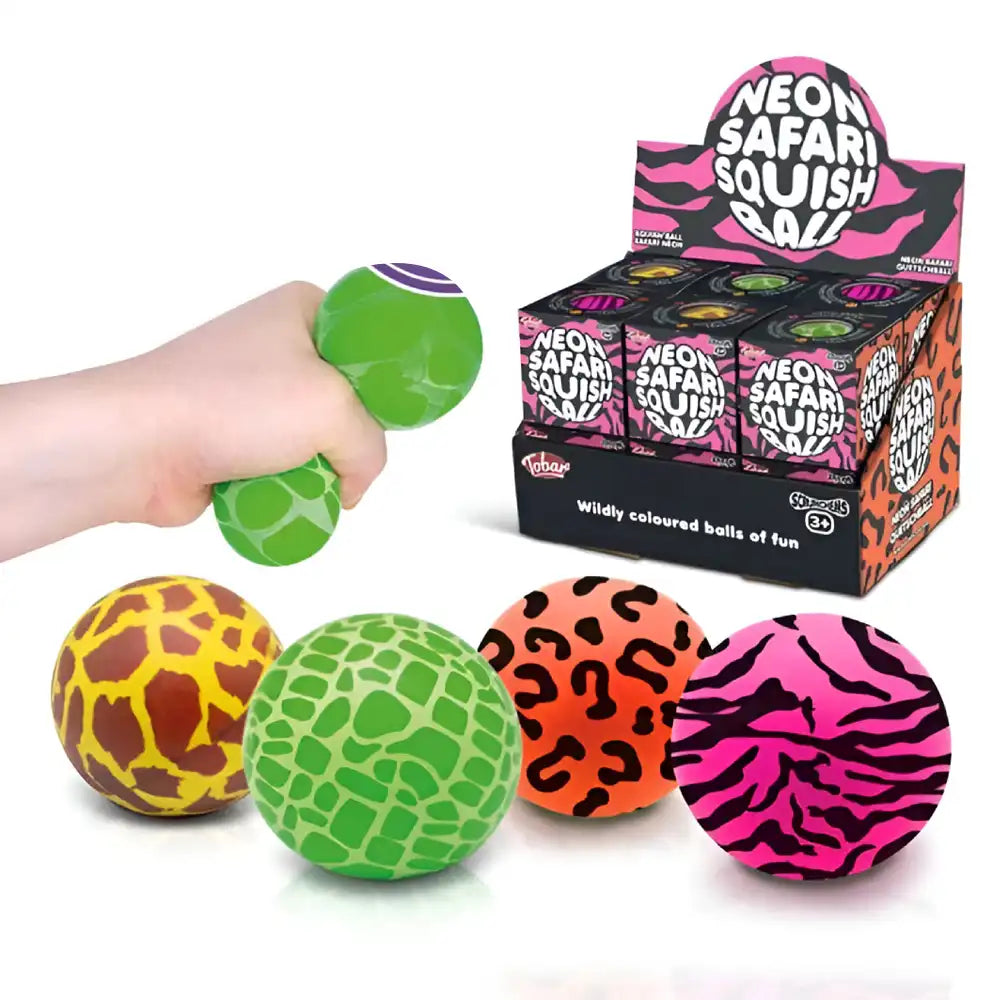 Scrunches Neon Safari Squish Ball