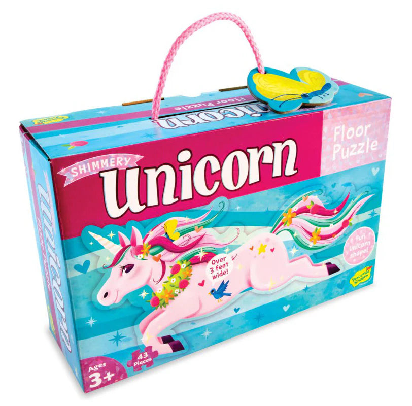 Floor Puzzle: Shimmery Unicorn (43pc)
