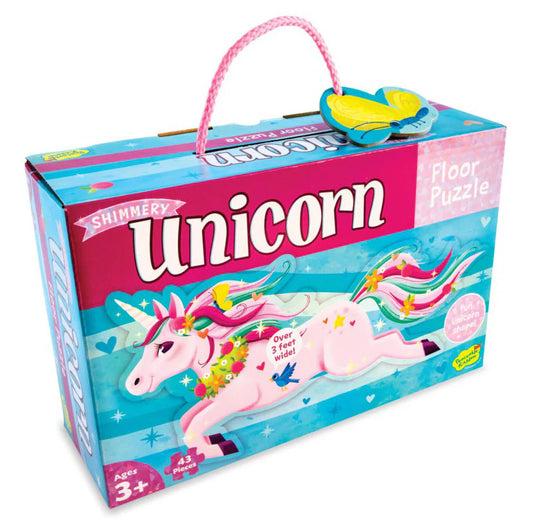Floor Puzzle: Shimmery Unicorn (43pc)
