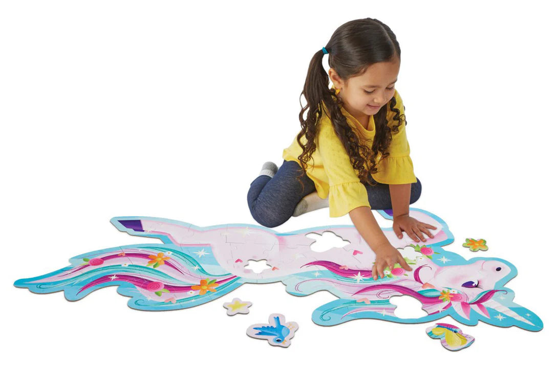 Floor Puzzle: Shimmery Unicorn (43pc)