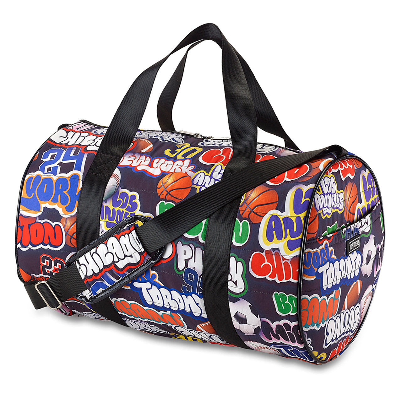 Sports Nation Quilted Puffer Duffle Bag