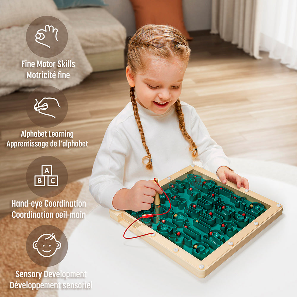 Top Bright - Magnetic Alphabet Tracing Board