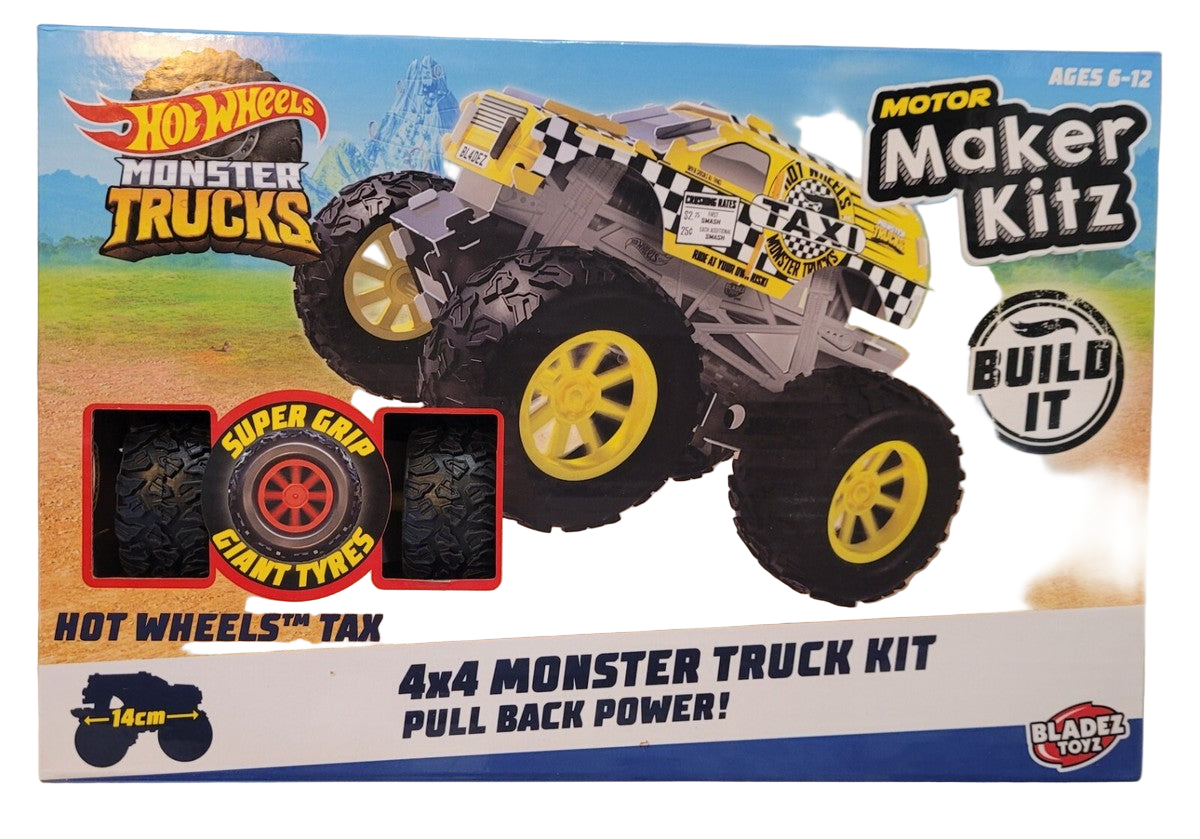 Hot Wheels Maker Kitz 4x4 Monster Truck Hot Wheels Taxi Brand New In Box