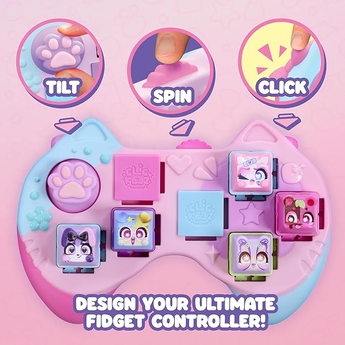 Clickeez Controller | Collectible Character Keyboard Keys Click and Clack | Ages 6+