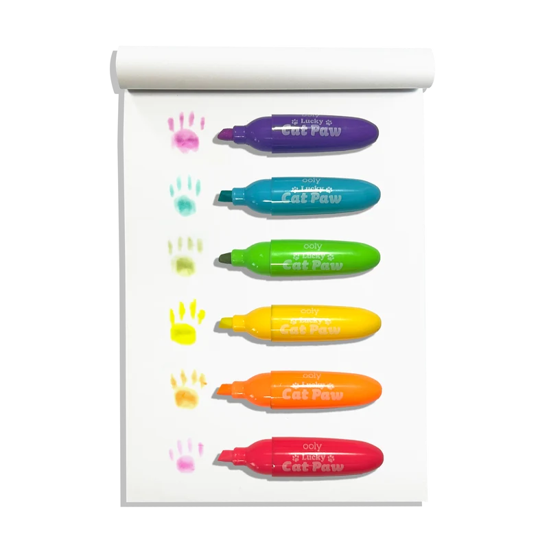 Lucky Cat Paw Neon Highlighters