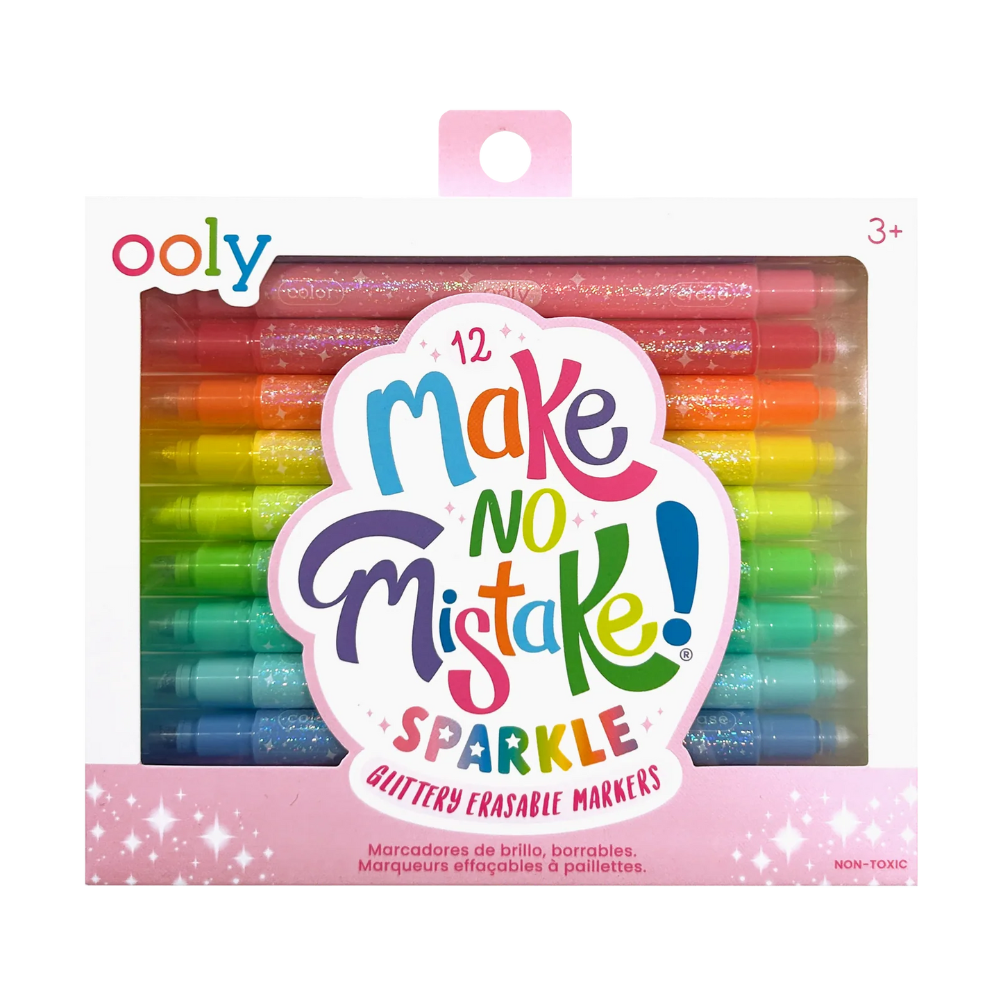 Make No Mistake! Sparkle Glittery Erasable Markers