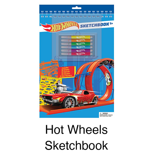 Hot Wheels Sketch Book