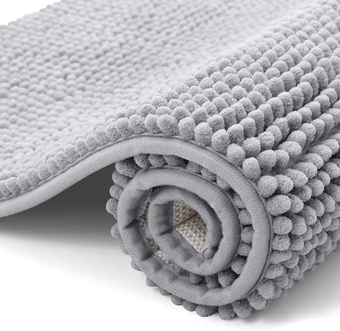 Non Slip Chenille Bath Mat,