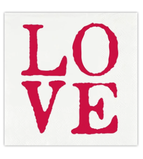 Love cocktail napkins - 20 ct