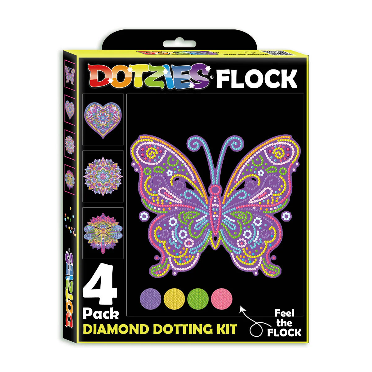 Neon Mandalas - diamond dotting kit