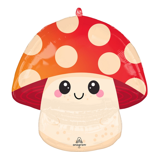 Anagram Supershape Mushroom Foil Balloon