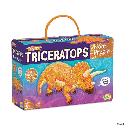 Shiny triceratops / floor puzzle
