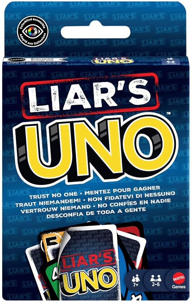 Liar’s UNO Card Game
