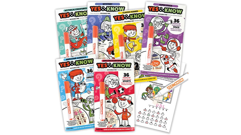 Yes & Know The original indivisible ink trivia game books