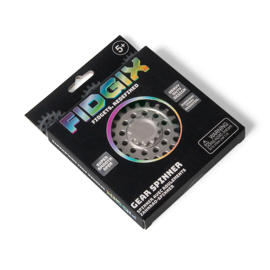 Fidgix Gear Spinner - Metal Spinning Fidget Toy