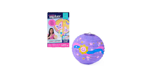 Cool Maker, Lovely Lantern Painting Kit with 5 Colors, Paint & Design a Trendy Lantern, Room Decor Arts and Crafts Kit, Kids Toys for Girls Ages 6 and up