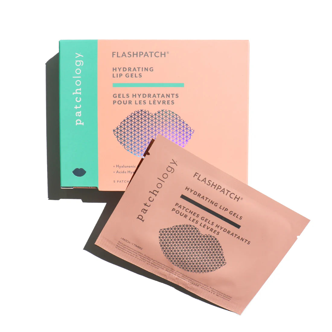 Flash patch hydrating lips