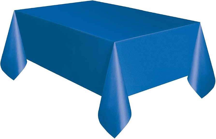 Color fantastick plastic tablecover