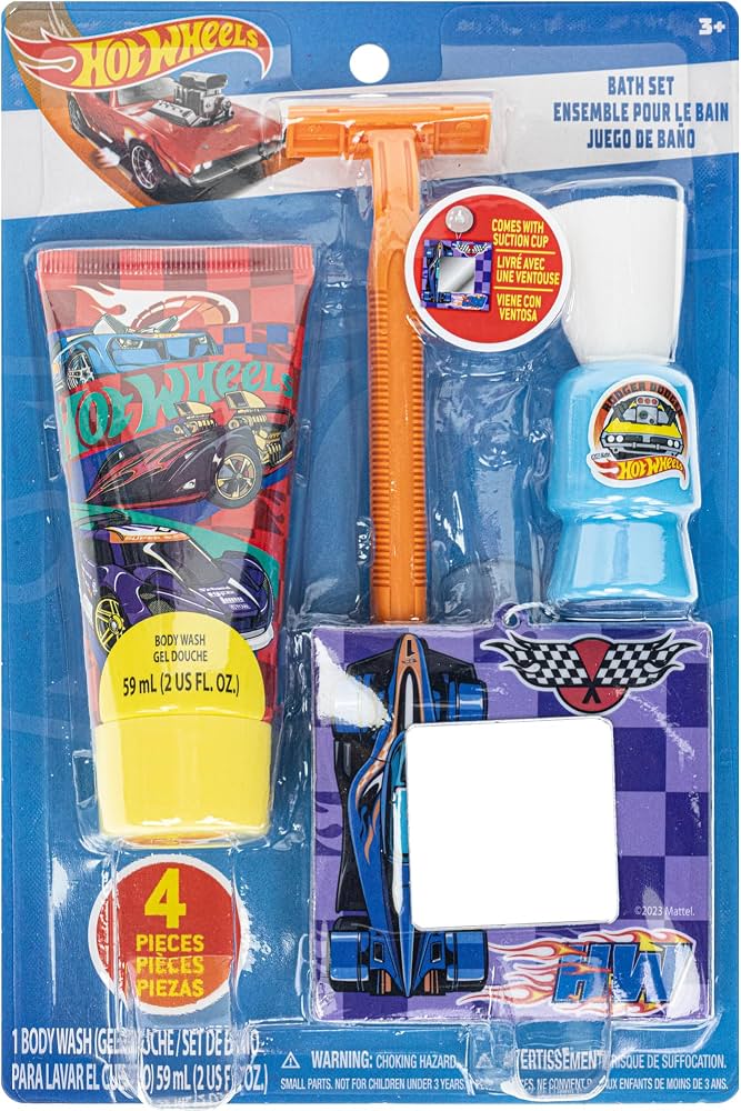 Hot Wheels Bath Set
