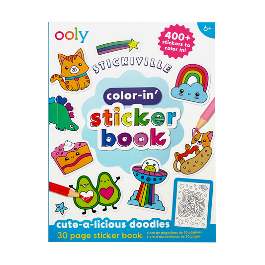 Stickiville Colour-in’ Sticker Book