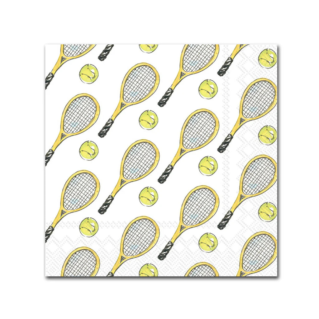 Tennis cocktail napkin