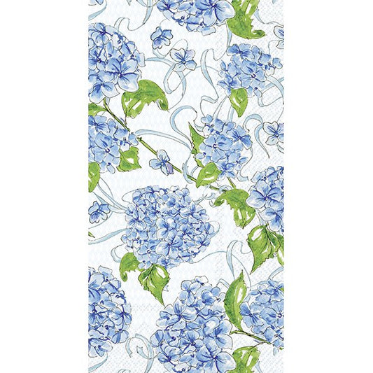 Hydrangea all over guest napkin