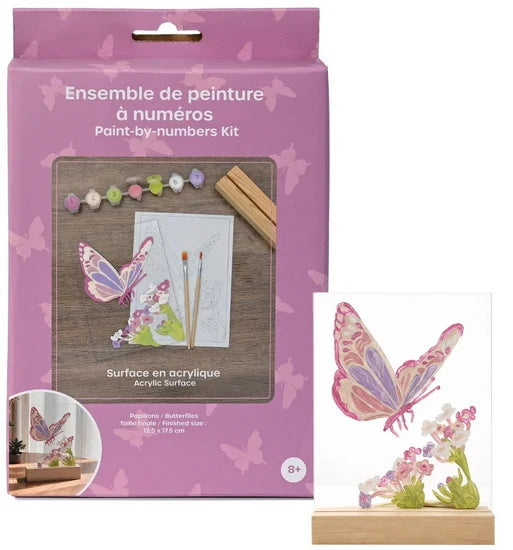 Paint by number acrylic surface kit - Butterfly