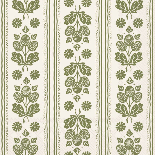 IHR Autumn Wallpaper Green Napkins