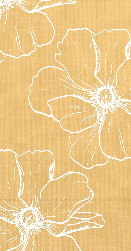 Guest Napkins - Floral Gold