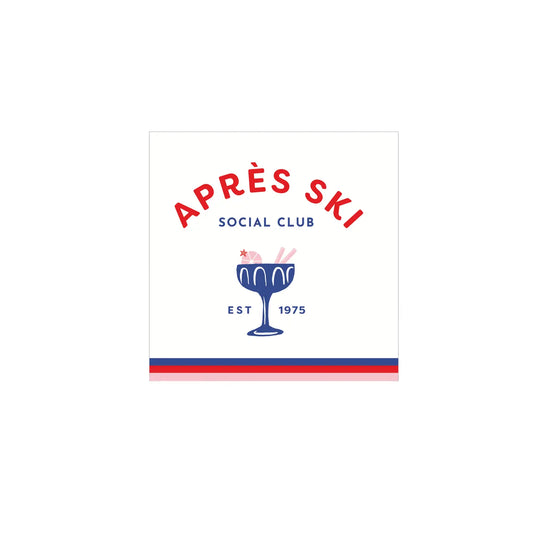 Après Ski Cocktail Napkin