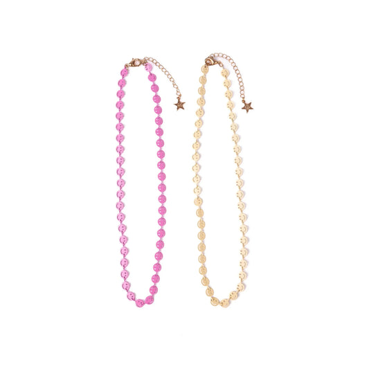 Necklace - Boutique Chic Pink Lemonade