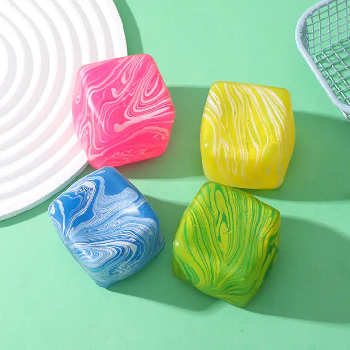 Slow Rise Marble Ice Cube Squishy