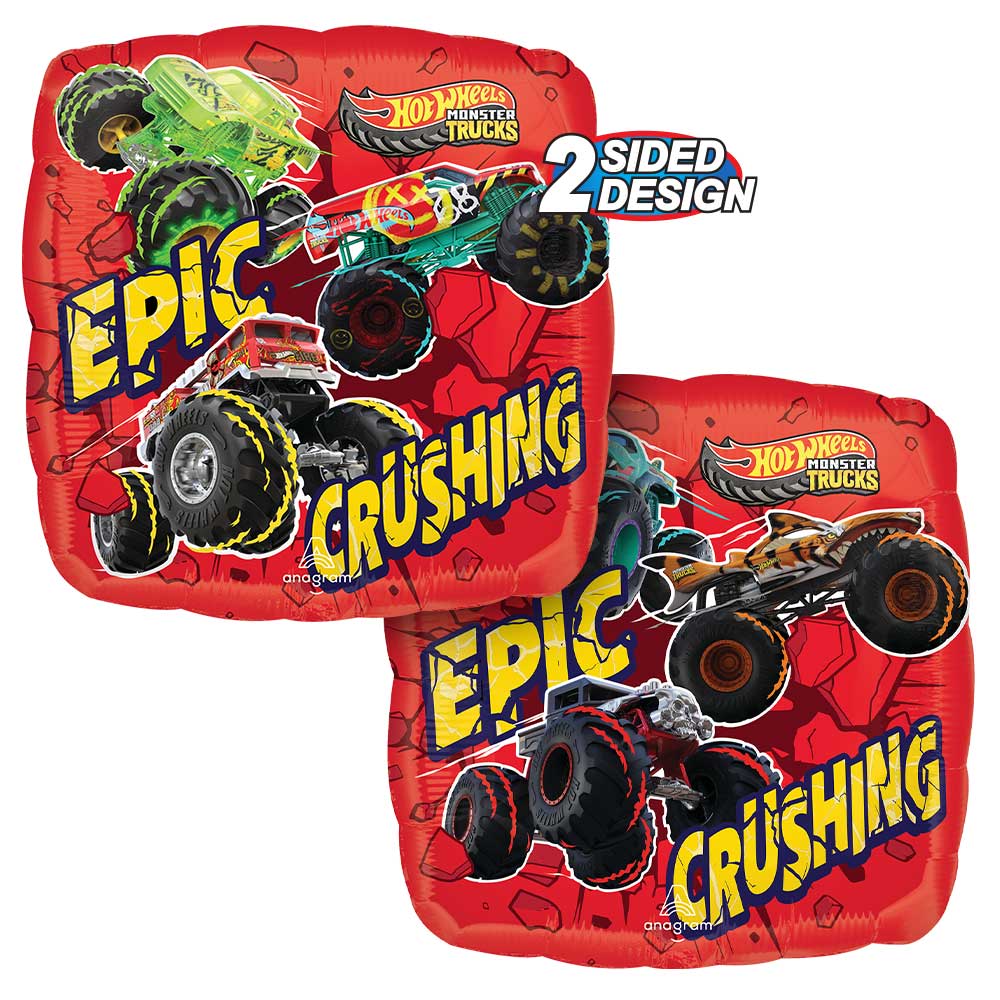 Hot Wheels Monster Trucks Foil Balloon