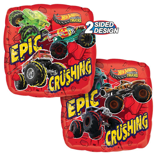 Hot Wheels Monster Trucks Foil Balloon