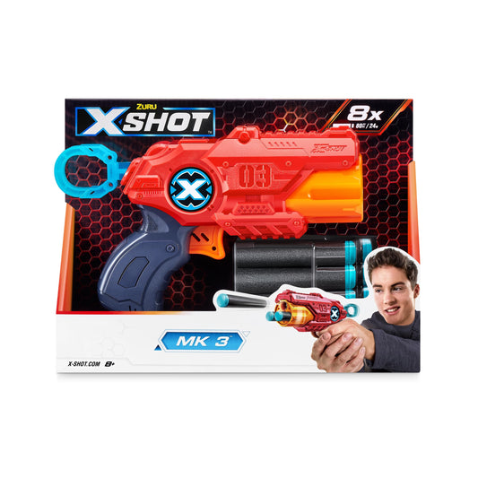 XSHOT Excel MK 3 Blaster (8 Darts) by ZURU