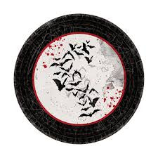 Dark Manor Paper Plate