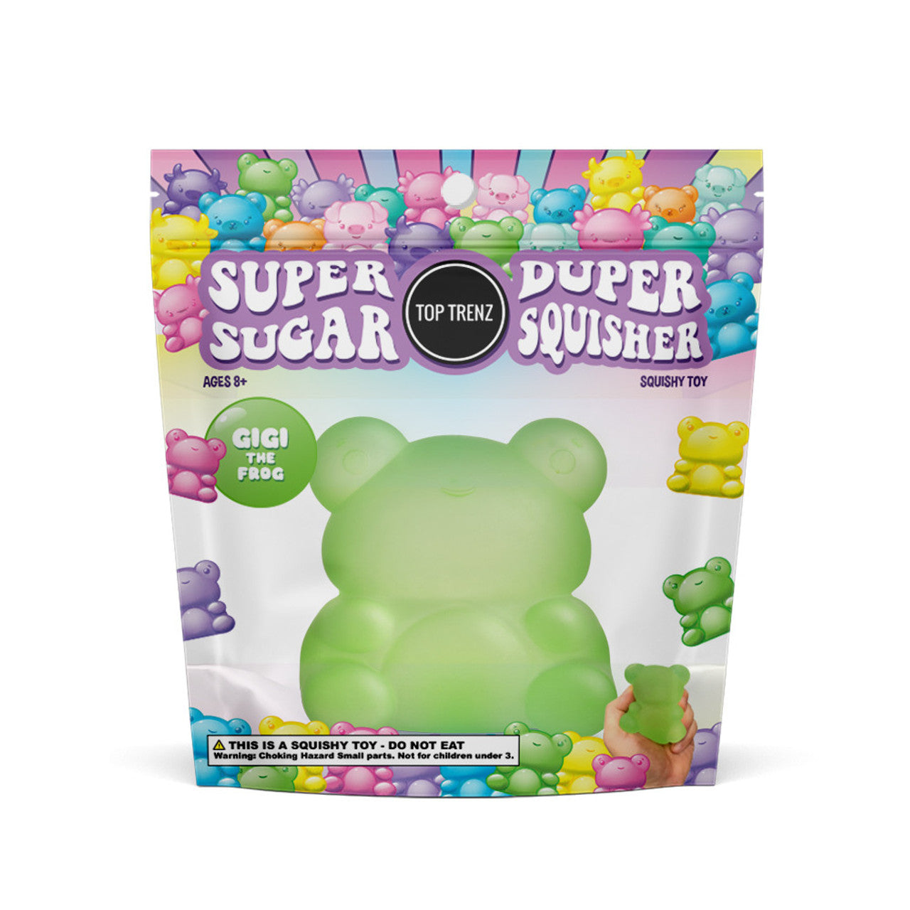 Super Duper Sugar Squisher Toy- Frog