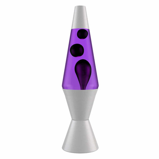 Silver/Purple lava lamp