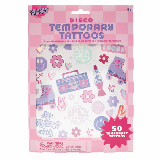 Disco Temporary Tattoo