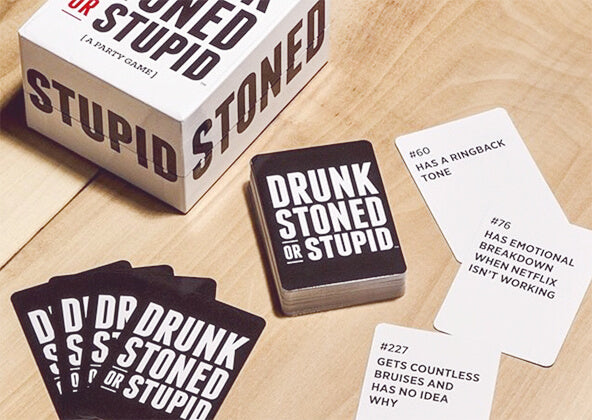 Drunk stoned or stupid card game