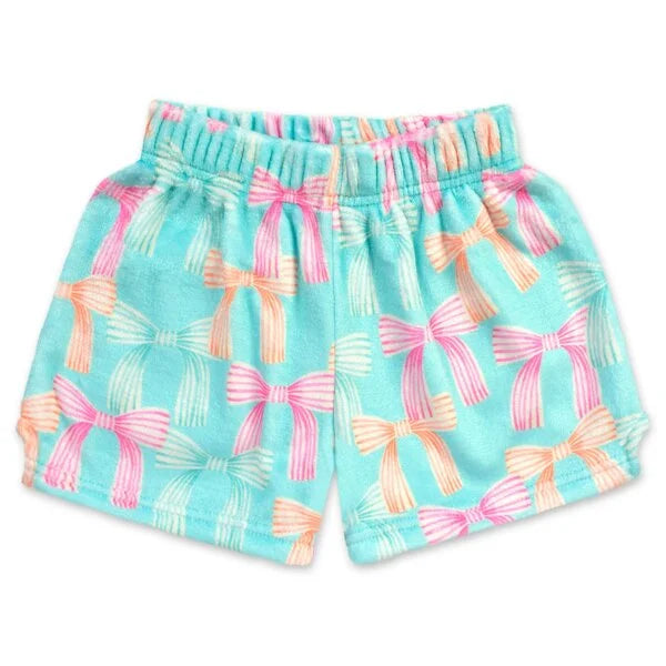 Beautiful bows plush shorts