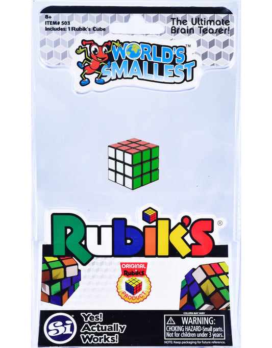 World’s smallest Rubik’s cube