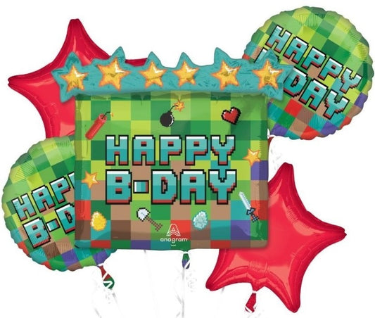 Minecraft Balloon Bouquet