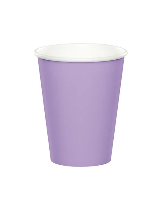 Unique Lilac Paper Cups