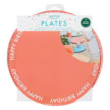 Brights Happy Birthday Plates