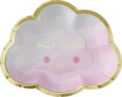 Oh Baby Pink Cloud Dessert Plate