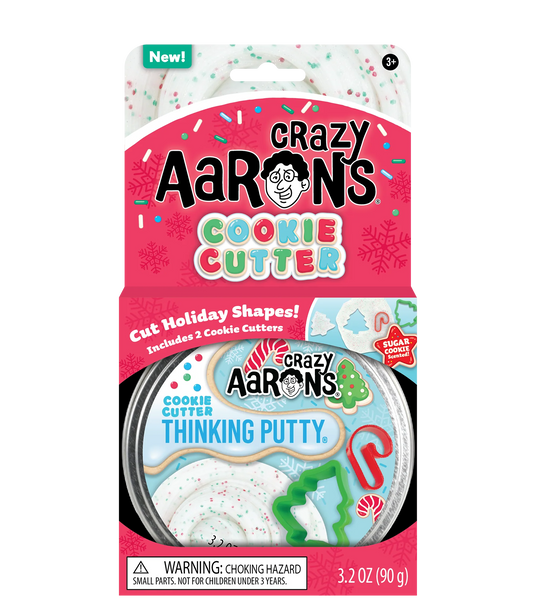 Crazy Aaron’s Thinking Putty - Cookie Cutter Holiday Edition